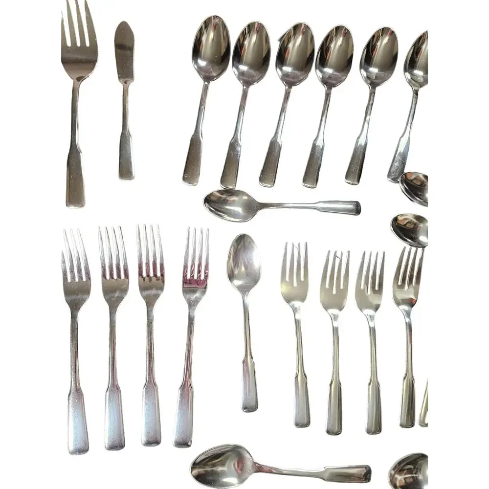 Vintage Rogers Stainless by Oneida Flatware Set 49 Pc Service for 8